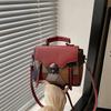 Textured Bag Women's New Fashion Highend Handbag Versatile Shoulder Large Capacity Messenger Bag Commuter Bag