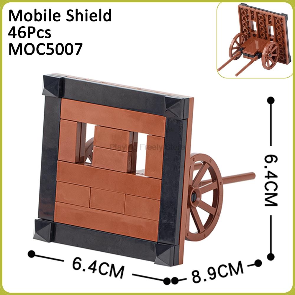 MOC Mittelalterliche Kriegssteine Kanonenwagen Waffe Katapult Armbrust Kompatible Figur Bausteine Spielzeug Für Kinder Erwachsene Freunde Geschenke