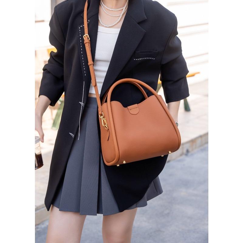 

Сумка-тоут класса люкс для женщин, весна, новая модная, простая и универсальная, на одно плечо, сумка-ведро, повседневная сумка через плечо