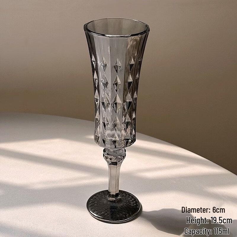 ZISIZ French Embossed Champagne Flute