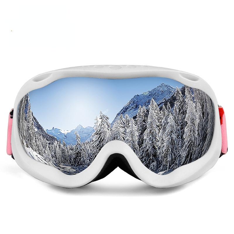 Cheap Ski Goggles Double Antifog Spherical Adult Male and Female Ski