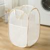 Mesh Pop Up Laundry Hamper Laundry Basket Side Pocket Collapsible Laundry Basket