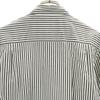 ONASSIS Striped Pattern Long sleeve Button down shirt M white Men's Used