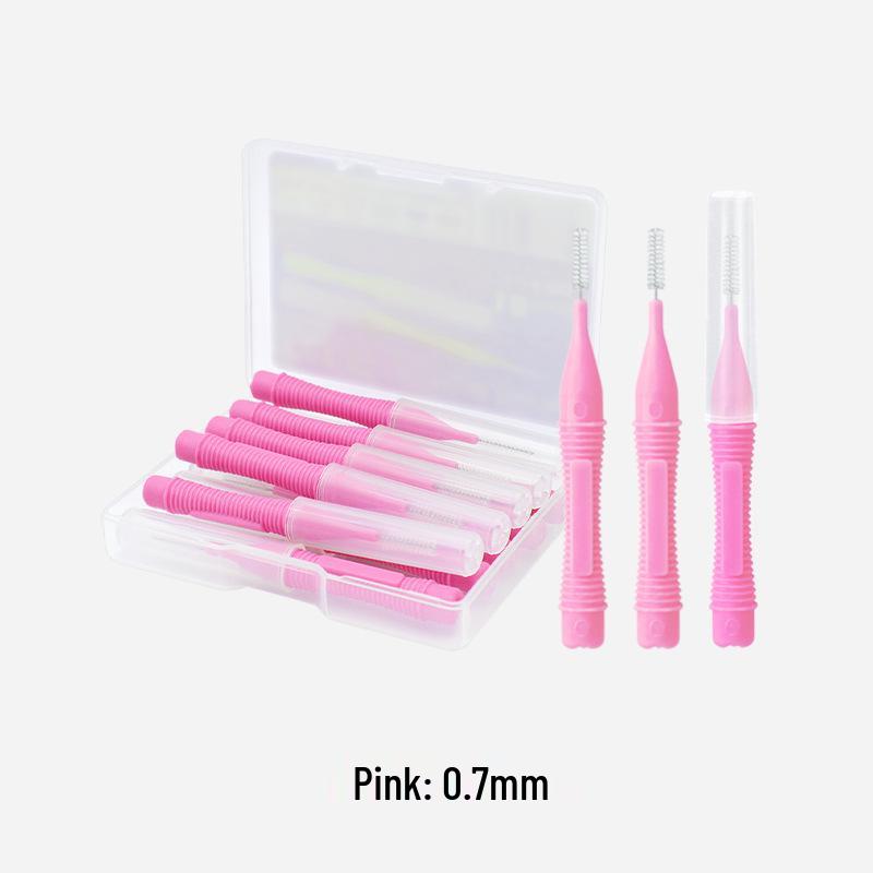Customizable I-Type Superfine Interdental Brush for Orthodontic Care - Soft Bristles for Effective Cleaning