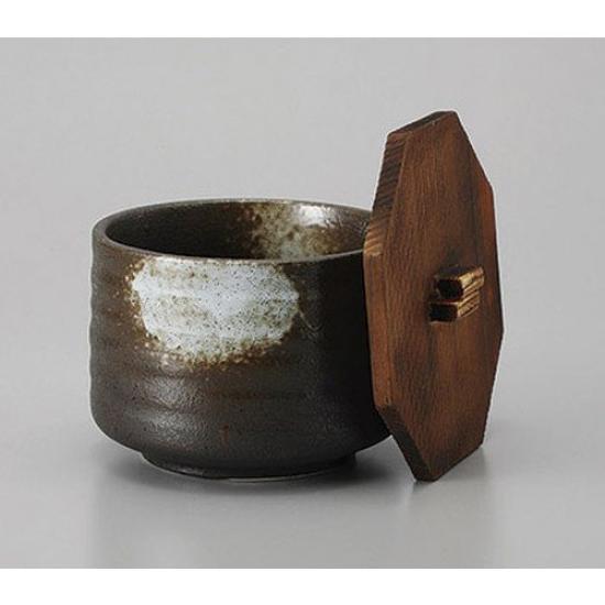 Bizen White Blown Tiered Rice Bowl with Lid Japanese Commercial [12cm Lid] [Japanese Restaurant, Inn, Tableware, Use]