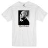 ALFRED HITCHCOCK FILMREGISSEUR PSYCHO VERTIGO DAS FENSTER ZUM HOF DIE VÖGEL WEISSES T-Shirt