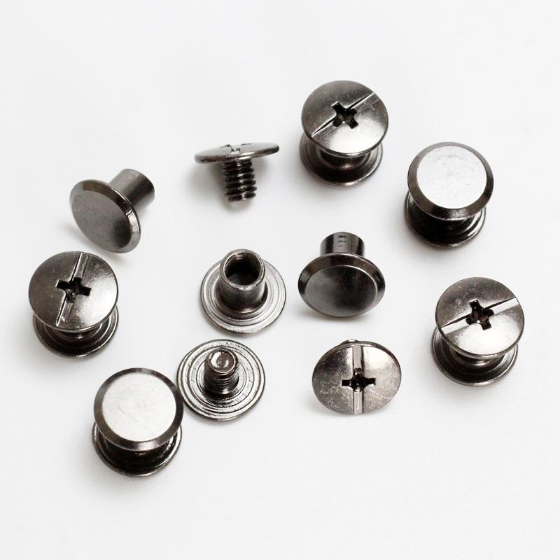 Σετ Βιδών Chicago 5x6mm Κλιπ Προσάρτησης Ζώνης Θηλκιές Βιδωτό Μπουλόνι και Παξιμάδι Για DIY Θήκη Kydex