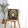 Kopfhörer Malerei Kreativer Kunststil Medusa Quadratischer Kissenbezug Polyester Sofa Kissenbezug Lustige Deko Wurfkissenbezug