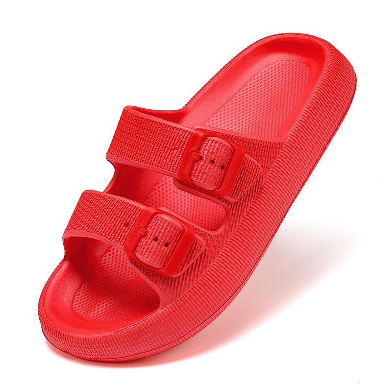 Men's Lightweight Outdoor Beach Slippers - Hole Design, Single Strap, Large Size Sandals