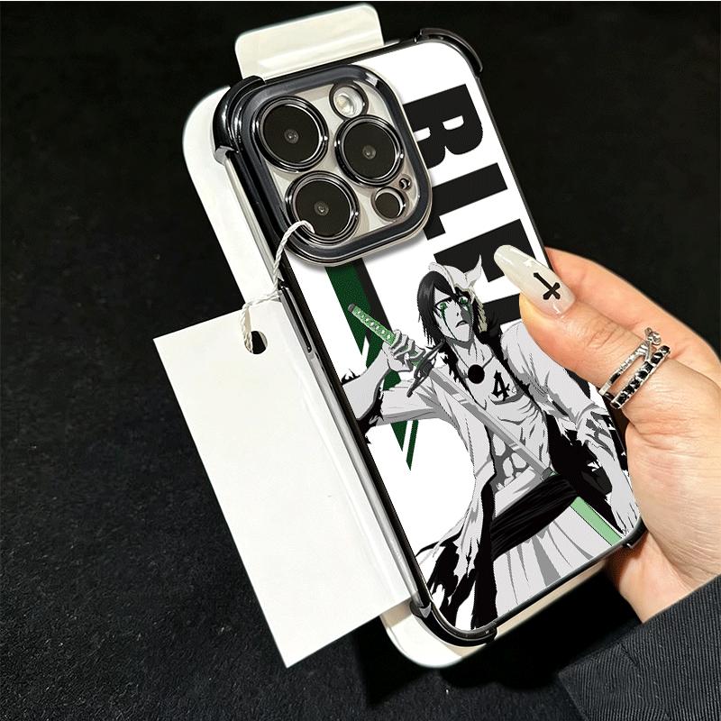 Anime Bleach Desgin Plating Phone Case For Xiaomi Poco X5 X6 X7 X8 Pro Max F8 Ultra F7 M8 M7 M5S Redmi 15C 15 14C 13C 13 X3 12C