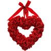 Wedding Decoration 35*35*6.5cm 40*40*6.5cm Heart-shaped Wreath Unique Handmade Gifts Wreath Handcrafted Design