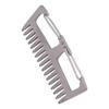 Titanium Alloy Comb Outdoor EDC Portable Antistatic Lightweight Comb Buckle Camping Tool