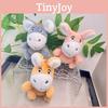 Adorável Burro de Pelúcia de 15cm Brinquedo de Animal de Pelúcia Para Crianças Acessório de Chaveiro Fofo