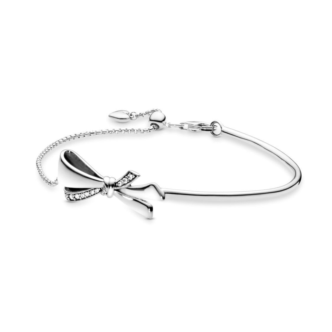 Pandora Bow Bracelet Women Bracelet Silver 597242CZ Box,16.5cm