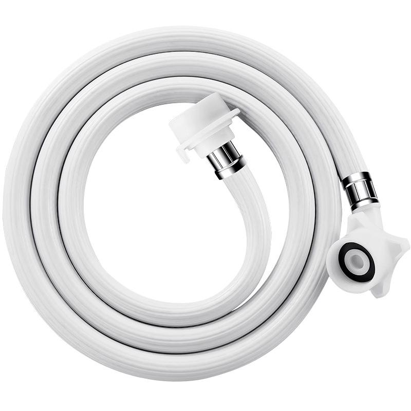 Fully Automatic Washing Machine Extended Inlet Hose with Agitator Drum, 4-Point Threaded Connection