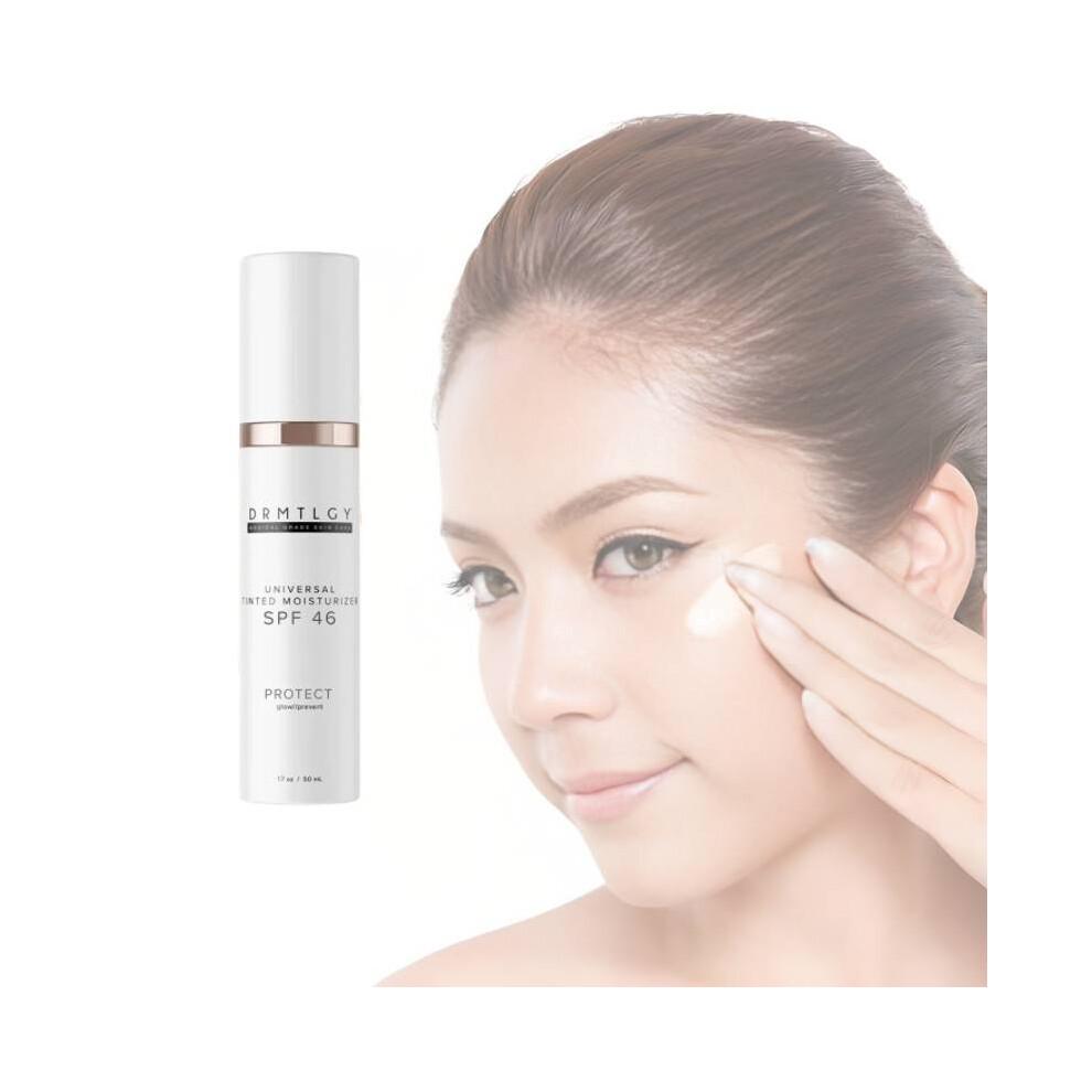 Drmtlgy Sunscreen Moisturizing Spf46 All In One Lightweight Color Face Care