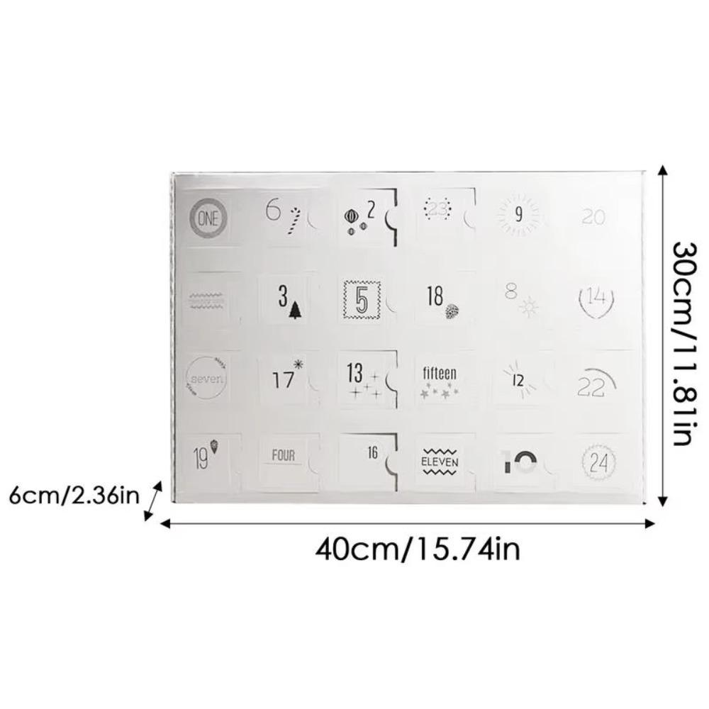 Χριστουγεννιάτικο Ημερολόγιο 2025 Το Ημερολόγιο Advent με Νήματα Διακόσμηση Φεστιβάλ Δείκτες Πλεκτού 24 Ημέρες Ημερολόγιο Αντίστροφης Μέτρησης για τα Χριστούγεννα Δώρα