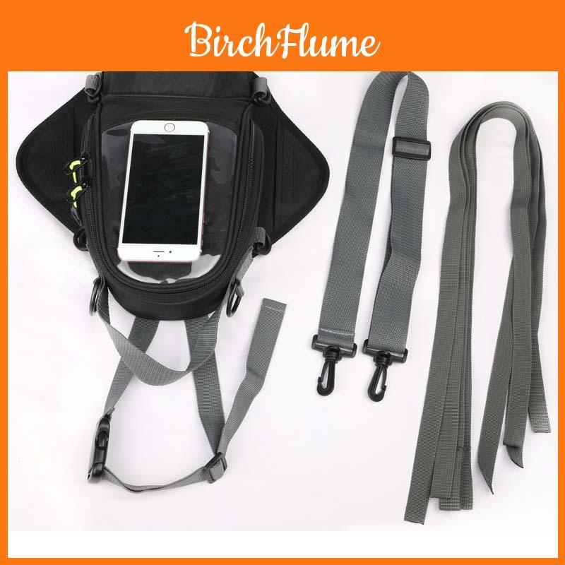 Stilvolle Wasserdichte Schwarze Motorrad-Tanktasche Magnetische Motorradtasche Für Öl-Kraftstofftank