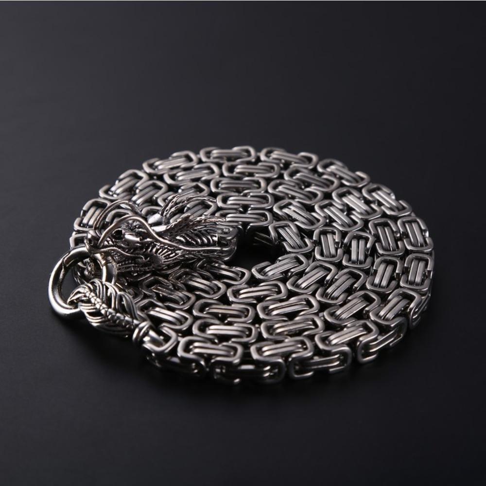 

EDC Outdoor Хлыст-цепь для самообороны «Драконий хребет» из нержавеющей стали и титановой стали, браслет-киль, ожерелье, поясная цепь, квадратная цепь, принадлежности, хлыст