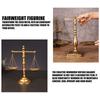 Libra Jewelry Tower Retro Balance Scale Sculpture Justice Scale for Law Students Attorneys Judges Lawyer Office Decors