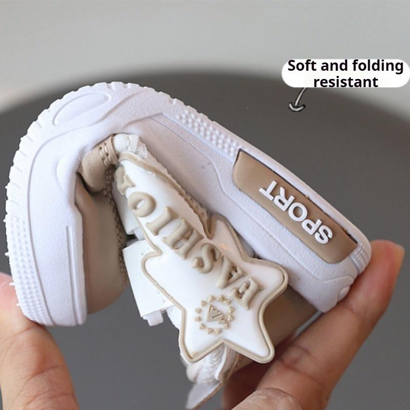 Children's Lightweight Sports Shoes Boys' Fashionable Sneakers Girls' Soft-soled Non-slip Casual Shoes