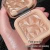 PIPL Iridescent Mist Highlighter Palette - Glitter Pearl Brightener In Natural Champagne Color.