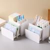 Large Capacity Stationery Storage Box White Sundries Container  Living Room