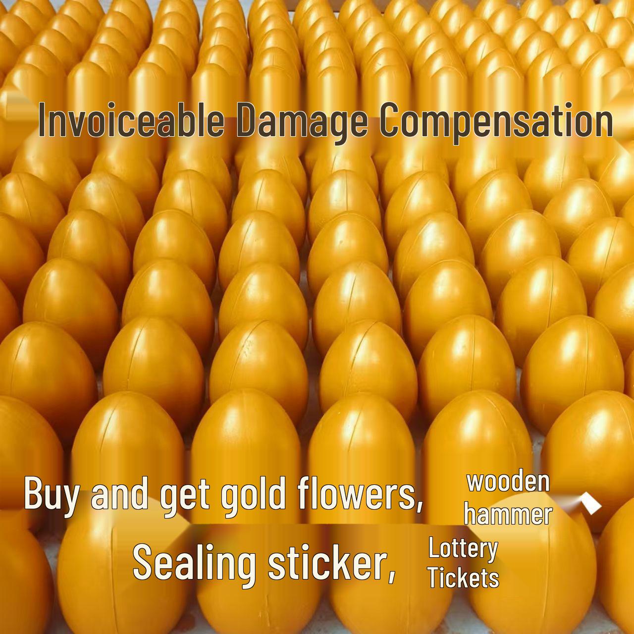 

Colorful Egg Rack - 66-Piece Set, Anniversary Special, Free Shipping 12cm Gold Egg 6pcs