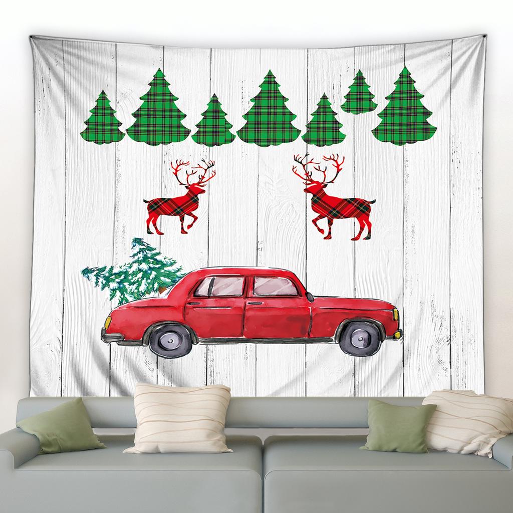 2022 Merry Christmas Tema Goblen Moda Noel Noel Baba Şenlikli Çan Komik Tatil Duvar Asılı Goblen Yatak Odası Odası Için