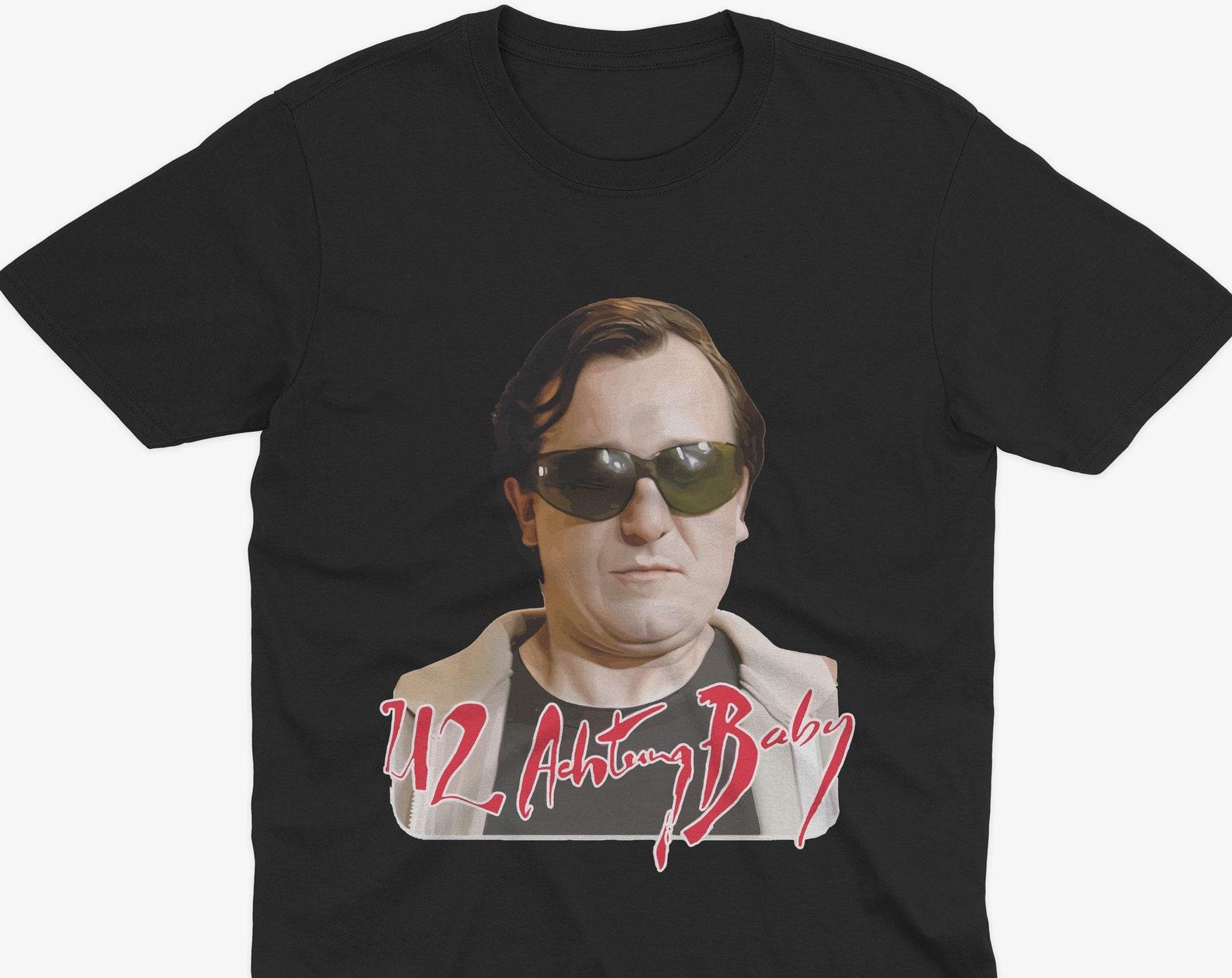 Achtung Baby Alan Partridge Bono T-Shirt, Funny Alan Partridge T-Shirt, Alan Partridge Quote, Alan Partridge Bono M