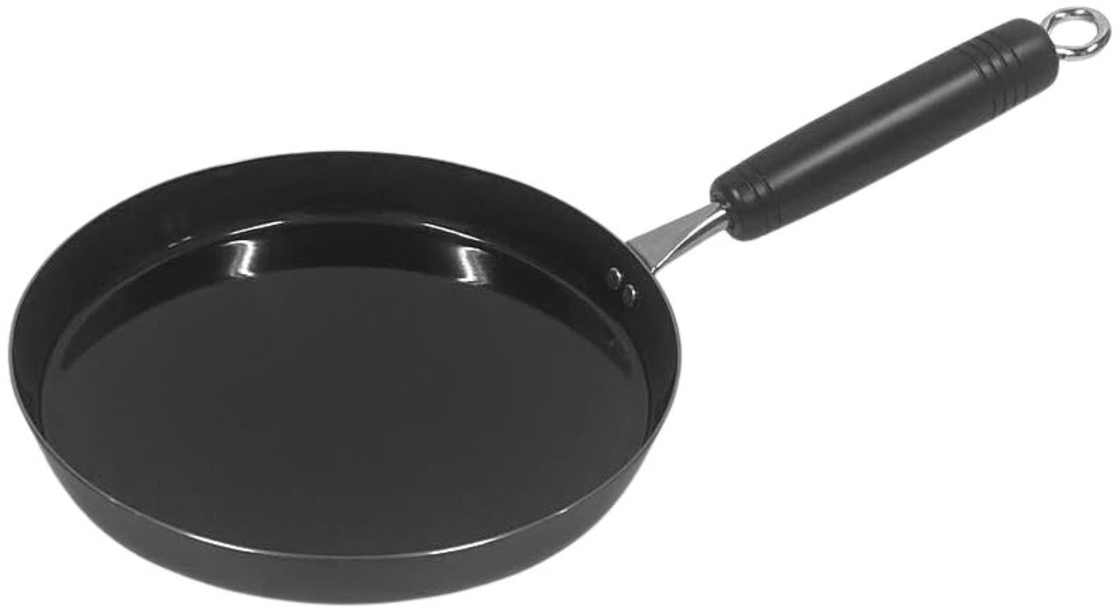 

Стиль Beworth 20 см Чугунная Сковорода для Жарки Яиц Изготовлено в Легко Без Приправ или Смазывания Быстро Легко Идеально для Жареного Обедницы, Совместима с Газом/Индукцией, Япония, чёрный