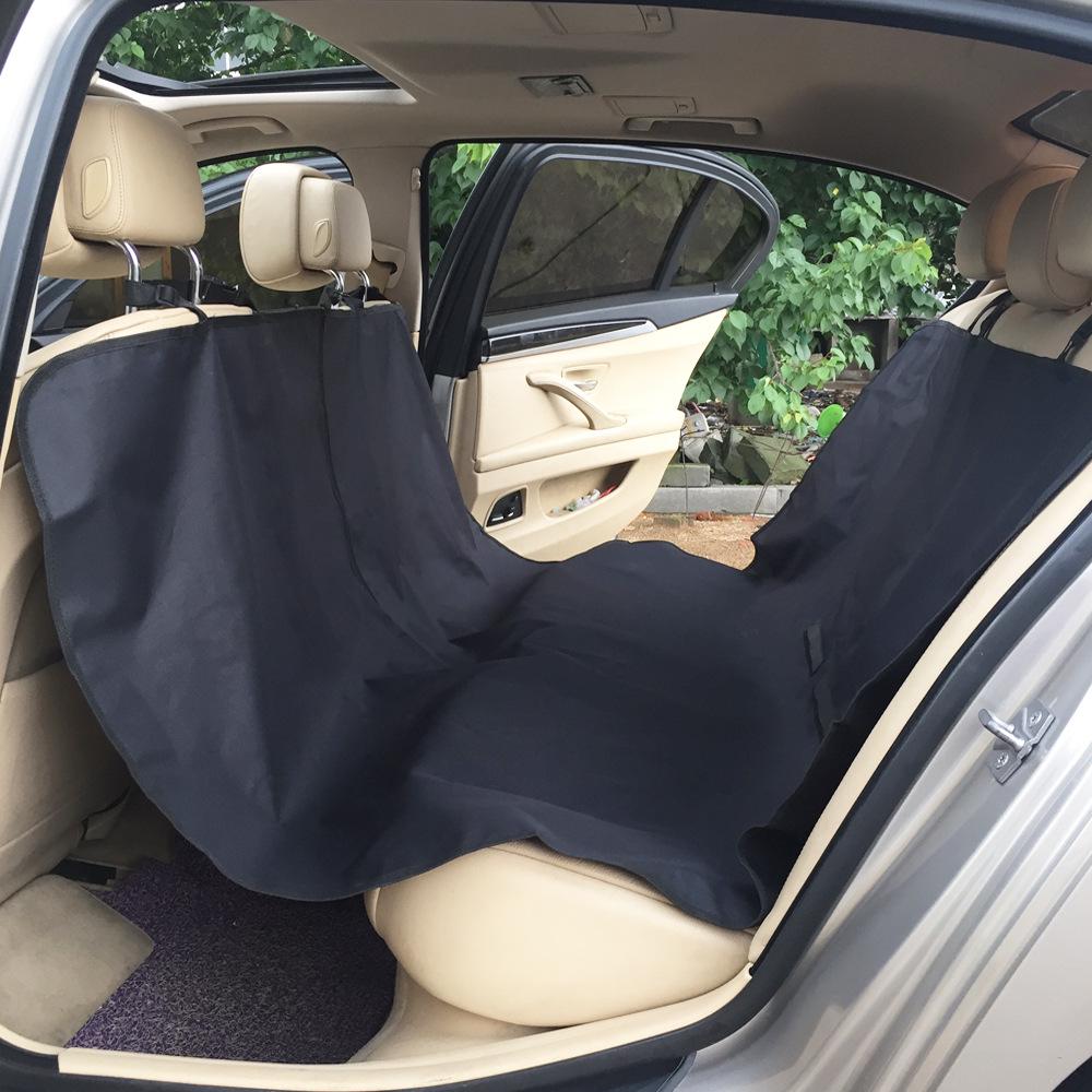 

Oxford Cloth Double Dog Car Seat Cushion - Thickened Rear Seat Cover for Pets Extra Large 165*145cm