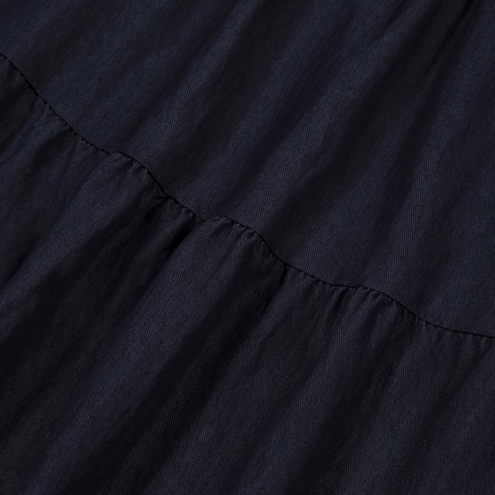 Moa Breeze Tiered Skirt (Navy)