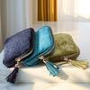 Portable Travel Jewelry Storage Bag Multi-layer Tassel Crystal Bracelet Storage Pouch Handheld Wallet Bracelet Jewelry Bags