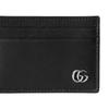 Gucci GG Marmont Leather Card Holder With Brand Metal Logo Men Card Holder Black 835051AAE071000