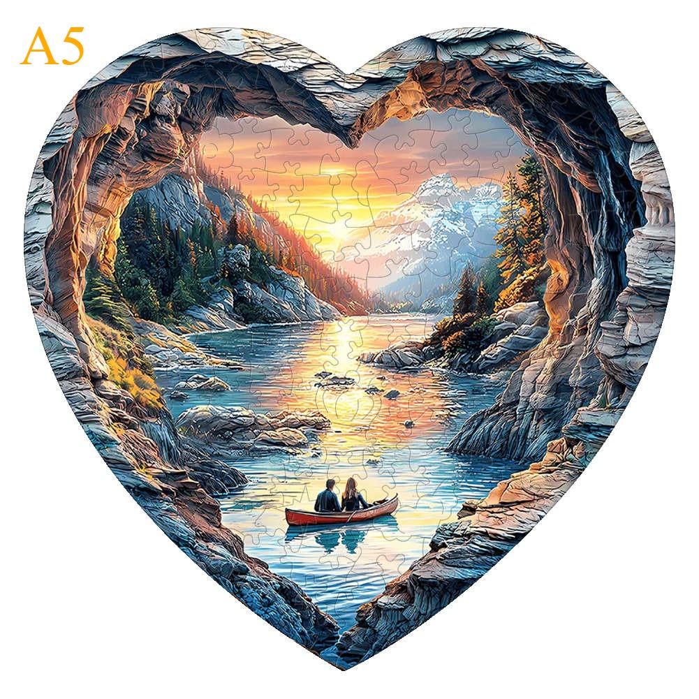 Non-Toxic Pirate Cabin 3D Vision Wooden Jigsaw Puzzle For Adults - Educational Brain Teaser Game Intellectual Exercise For Birthday Gifts