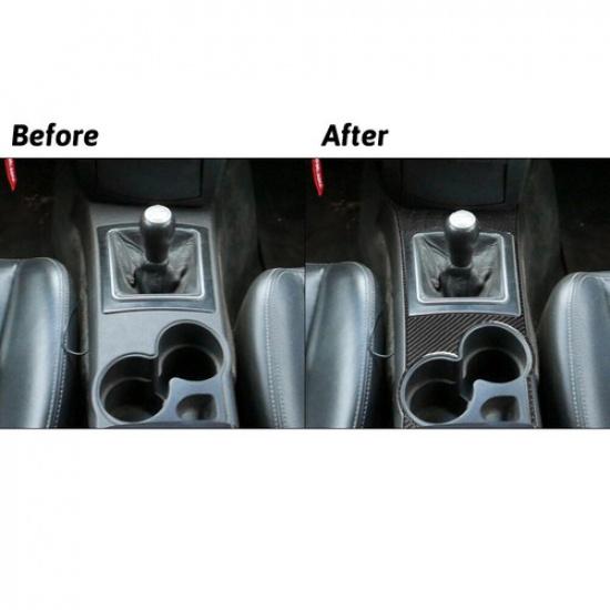 Carbon Fiber Interior Manual Gear Shift Cover Trim For Cadillac CTS 2003-2007