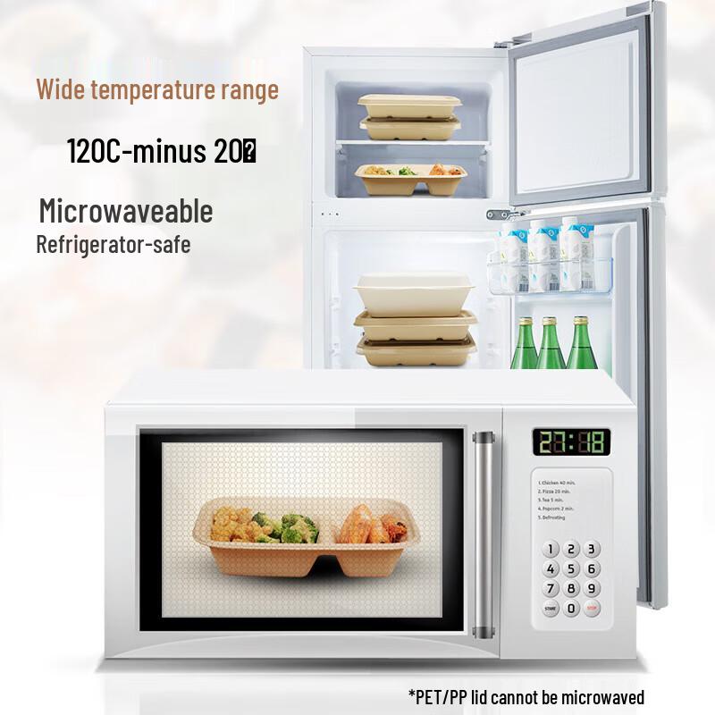 Biodegradable Square Disposable Takeaway Lunch Box