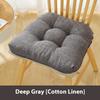 Seat Dining Chair Cushion Imitation Cotton and Linen Four Seasons Long Sitting Fart Cushion Restaurant Chair Cushion