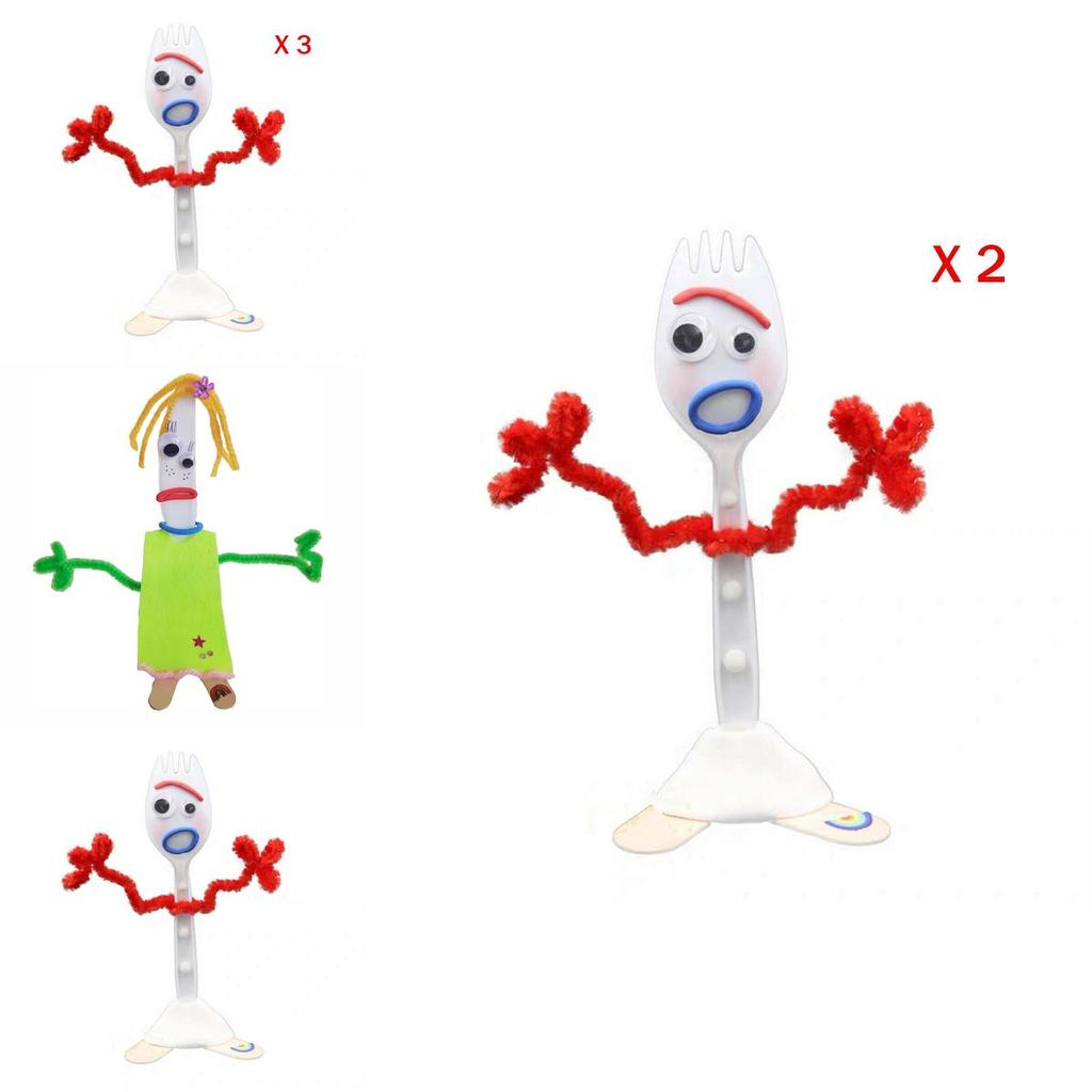 Engaging Toy Story 4 Make Your Own Forky And Knife Developmental Craft Kit