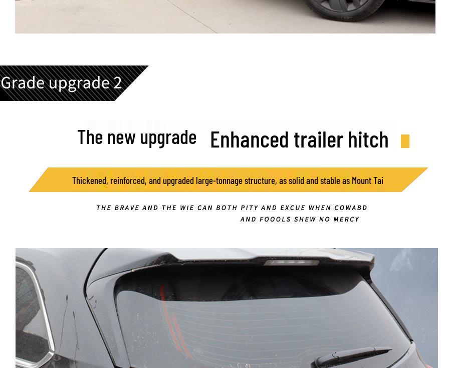 Enhanced Tow Bar for Toyota Highlander, Vellfire, RAV4, and Corolla Cross