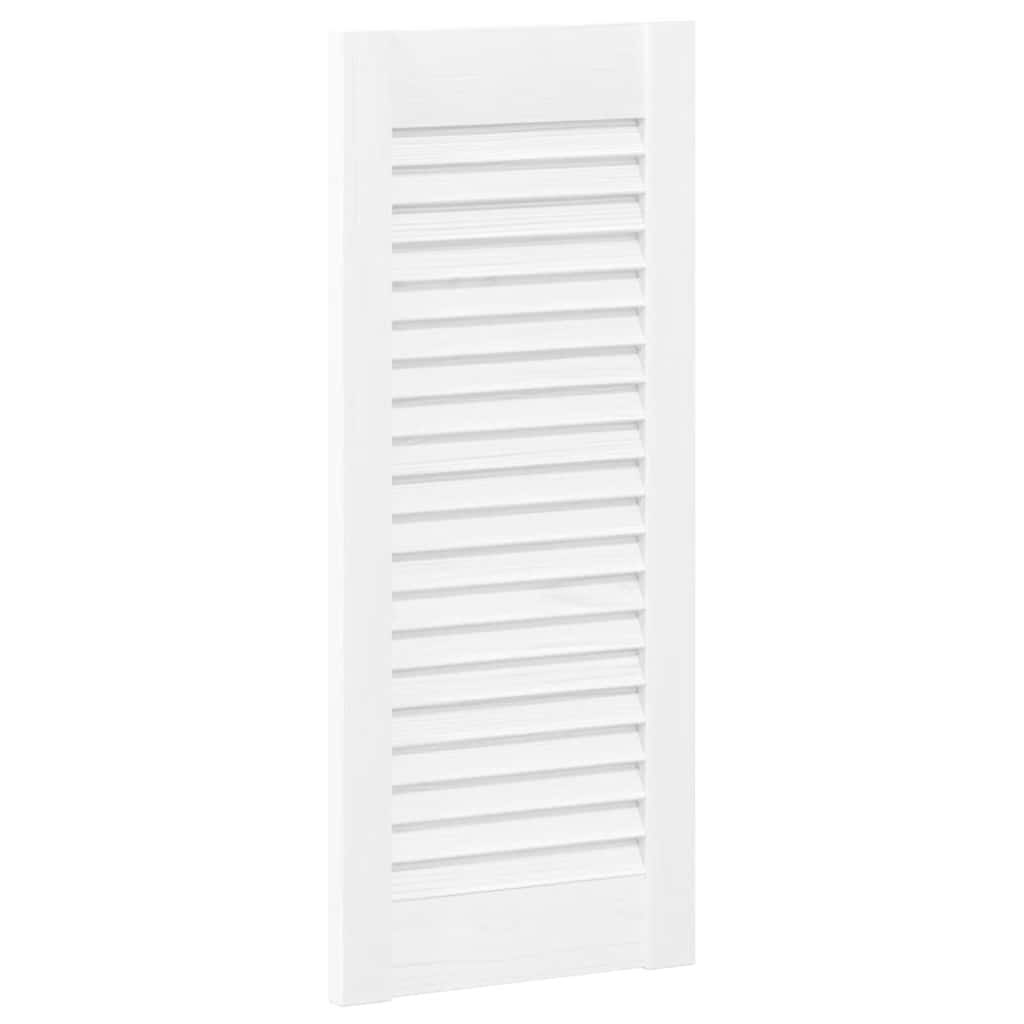 Slatted Design Cabinet Door White 61.5 X 29.5 Cm