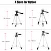 150cm Lightweight Tripod Adjustable Height Three Sections 1/4 Inches Screw for Smartphone Travel Photography Video Shooting for DSLR SLR Camcorder