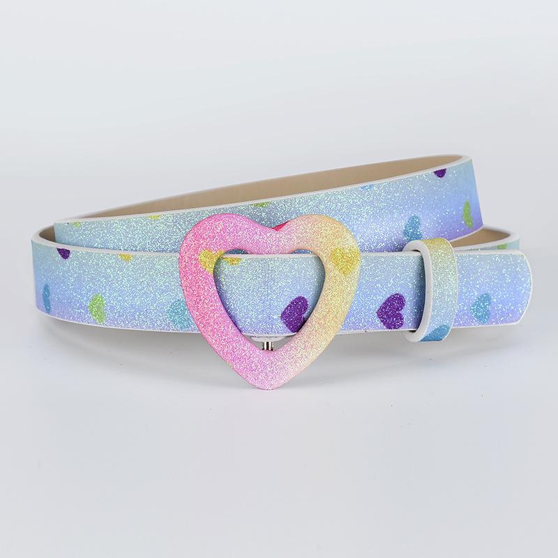 Shein Temu Exterior Decorative Children'S Belt Premium Casual Pin Buckle Pu Trouser Belt