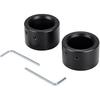 CHANGCHENG Front Axle Nut Cover Cap,Aluminum Alloy Front Lug Nut Cover for Touring Sportster Trike Glide Softail VRSC Models