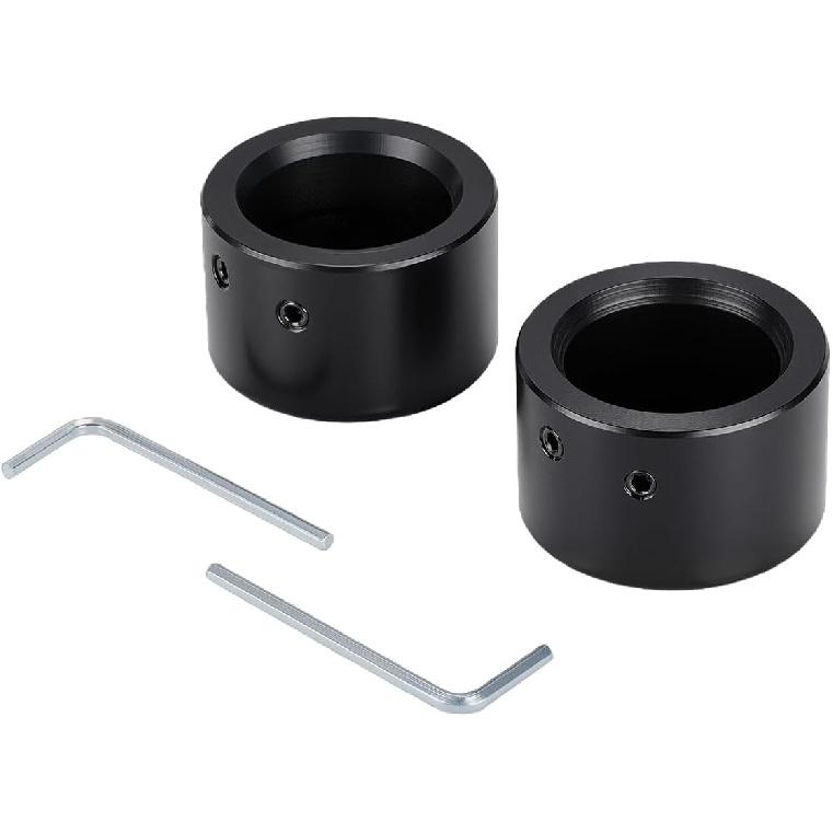 CHANGCHENG Front Axle Nut Cover Cap,Aluminum Alloy Front Lug Nut Cover for Touring Sportster Trike Glide Softail VRSC Models