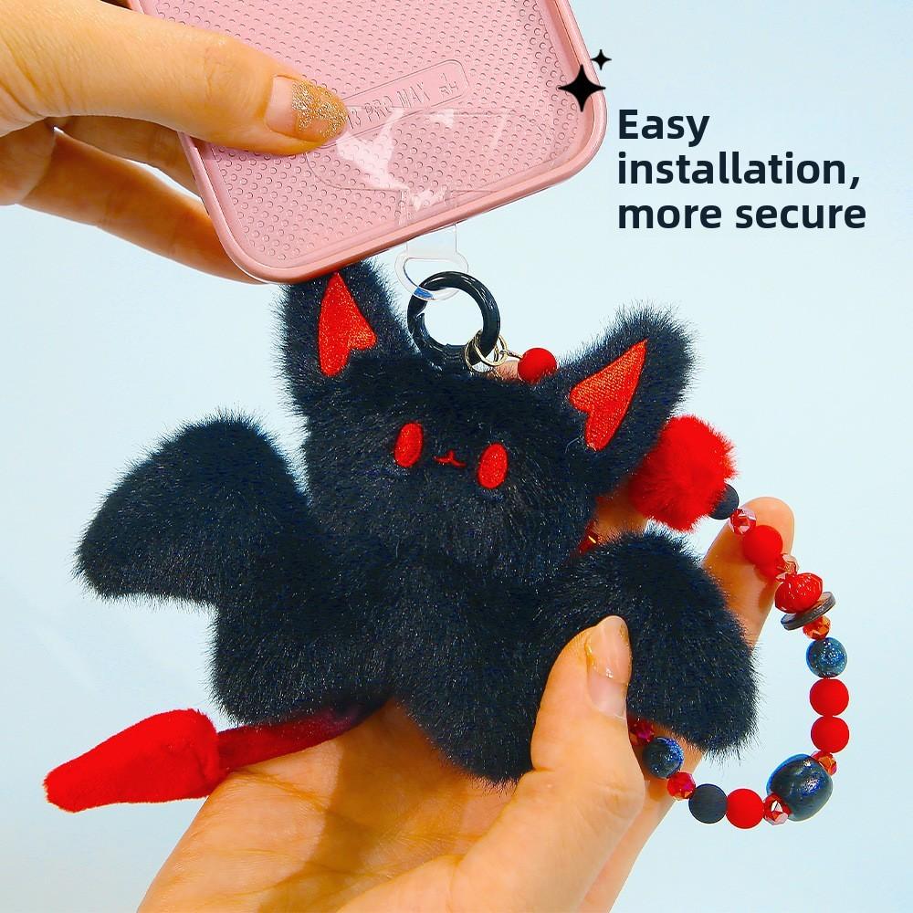 Batman Plush Keychain With Soft Short Pile For Backpack Decor And Gift