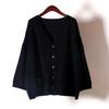 Johnature Spring Women Cardigan Swetry Solid Color Loose V-Neck Long Sleeve All Match Pockets Coats
