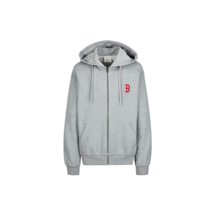 MLB X Disney MLB X Disney Sweatshirts Unisex Gray Hooded Moderate Cardigan 31TRK1031-43M XL
