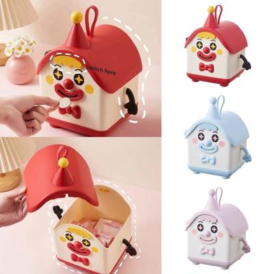 Creative Cartoon House Joker Coin Savings Tank Large Capacity INS Money Tank Plastic Durable Kids Storage Box Collection
